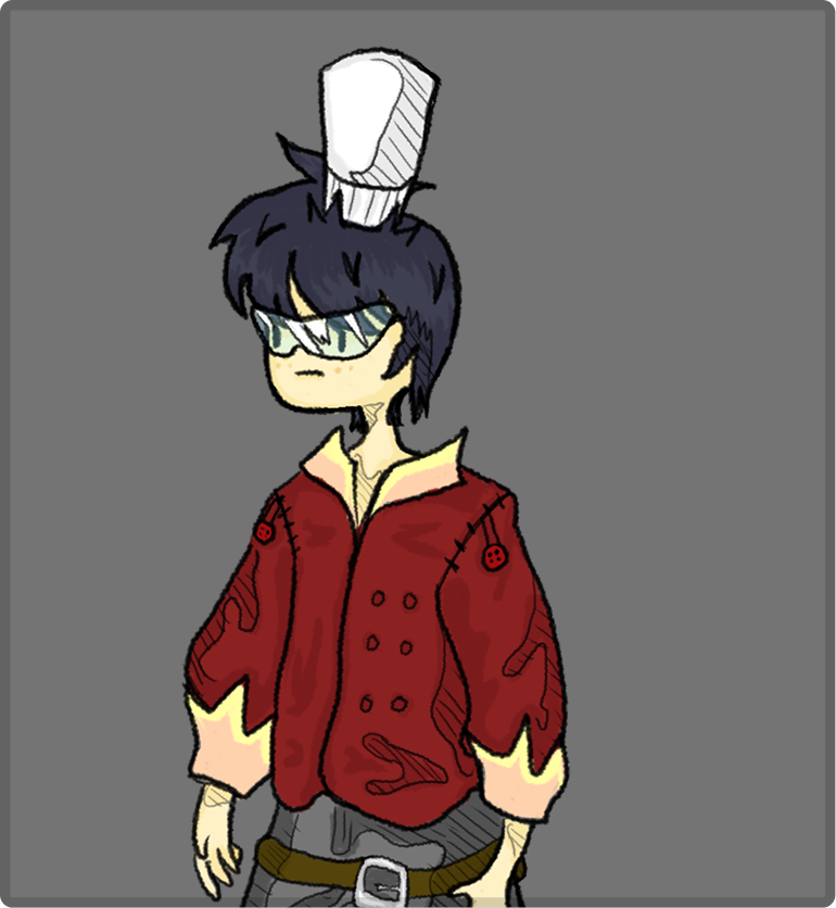 Pepperon character concept, style inspired by Adventure Time Pepperon character concept